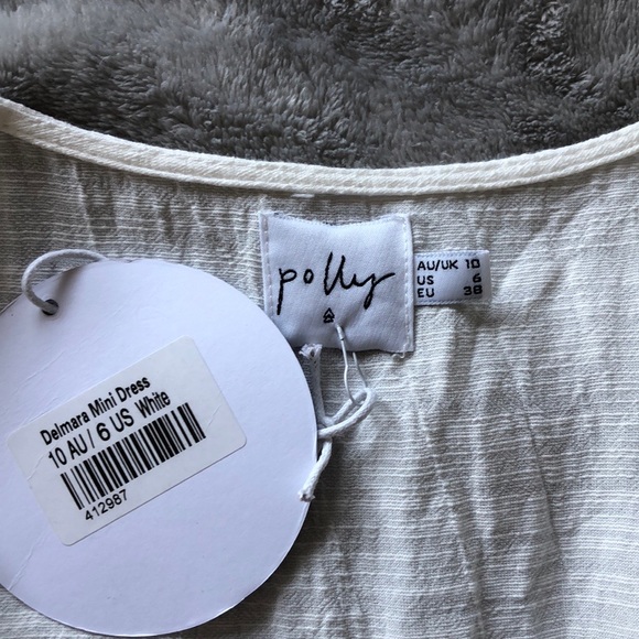 NWT Princess Polly White Dress - Picture 4 of 4